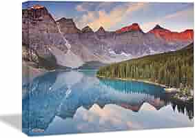 絵画 Red Mountain Amazon.com: Looife Landscape Canvas Wall Art, 40x30 Inch Red